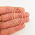 Thick Solid Gold Open Hoop Threader Earrings