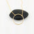 Hammered 14k Gold Circle Necklace